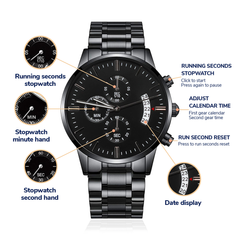 Man of God Men's Watch – Christian Gift for Dad, Grandpa or Brotherd