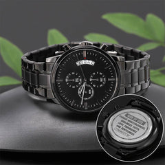 Man of God Men's Watch – Christian Gift for Dad, Grandpa or Brotherd