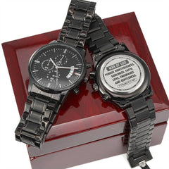 Man of God Men's Watch – Christian Gift for Dad, Grandpa or Brotherd